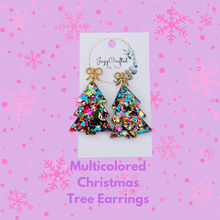 Load image into Gallery viewer, Multicolored Christmas Tree Dangles