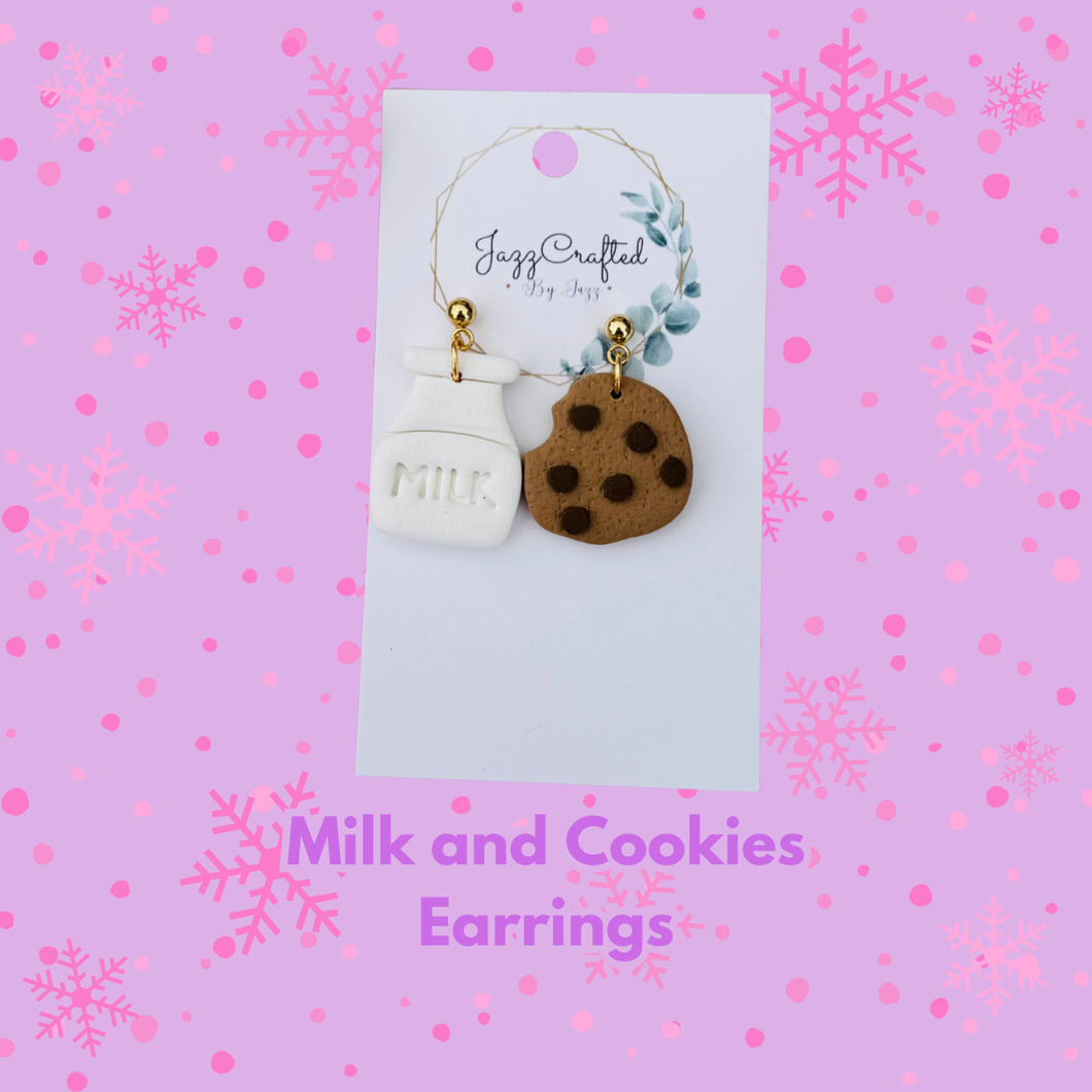 Milk and Cookie Earrings