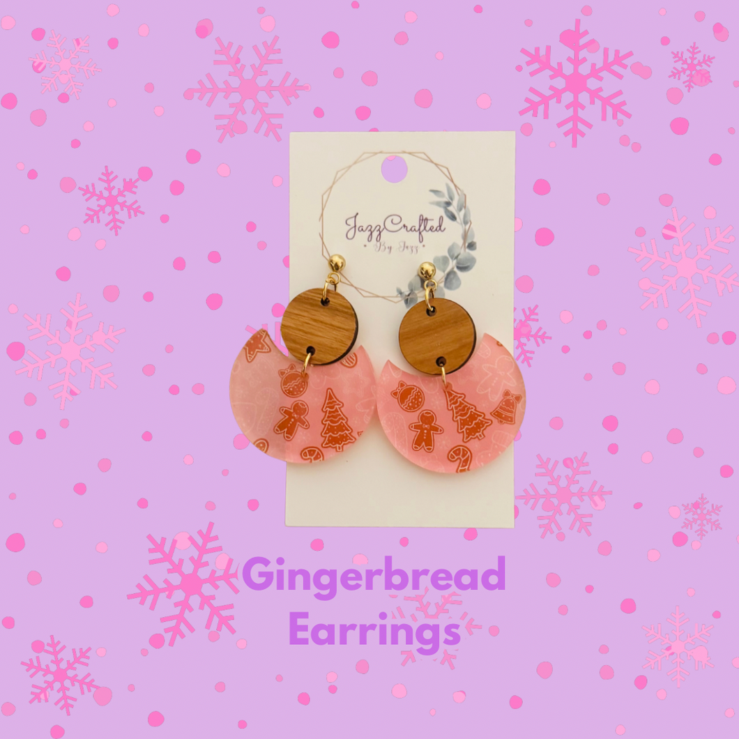 Gingerbread Earrings