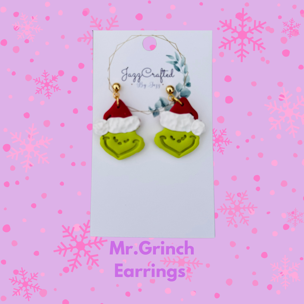 Grinch Earrings
