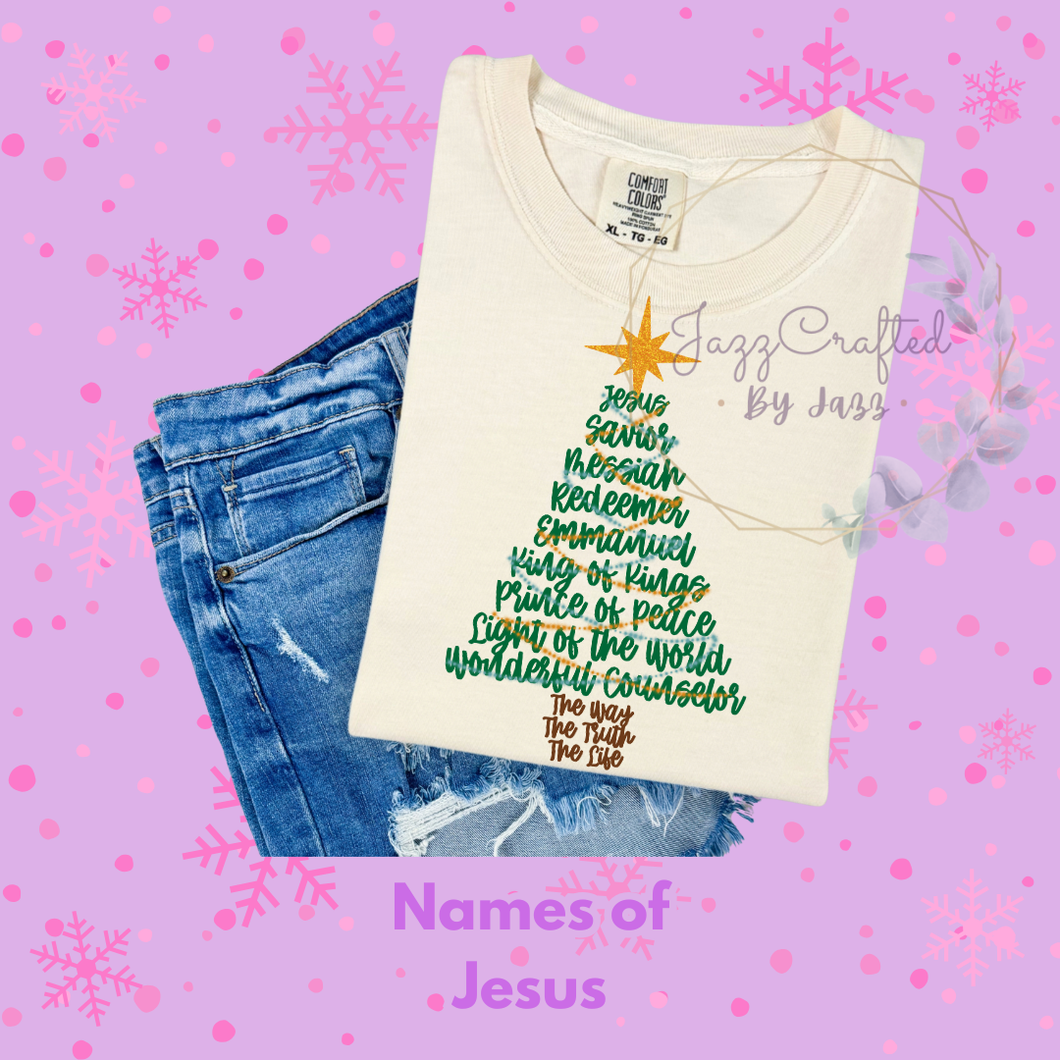 Names of Jesus Christmas Tree